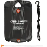 Relaxdays Campingdusche 20 l schwarz