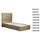 xl moebel gmbh Luxus Bett mit Kingsize Matratze Bettkasten Hotel Betten 150x200cm Sondermaß - Beige