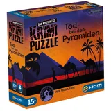 HCM Kinzel 55176 Tod bei den Pyramiden - Das mysteriöse Krimi Puzzle - inkl. Krimigeschichte, Rätsel Puzzle 1000 Teile, Mehrfabig