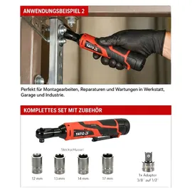 Yato Akku-Schlagschrauber 12V inkl. 1 x 2,0 Ah + Ladegerät