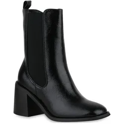 Damen Klassische Stiefeletten in Schwarz