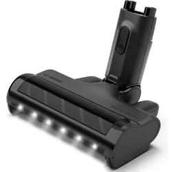 BOSCH Softdüse "Hartboden-Softdüse mit LED-Beleuchtung BHZUNGHF, sanfte Reinigung", schwarz, Staubsaugerdüsen, ideal für Parkett und Fliesen, Original-Zubehör, schwarz, Softdüse