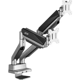 Maclean Brackets ER-446 Monitorhalterung Schwenkarm 17-35 Zoll Schwarz/Silber