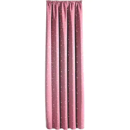 WECKBRODT Vorhang WECKBRODT "Sarin", rosa, B:135cm H:175cm, Microfaser, Polyester, Gardinen, blickdicht, Thermo, wärme-,kälteisolierend, abdunkelnd, Gardine, Store