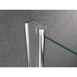 BuyLando.Shop Cornelia 100x90x195 cm Eck Duschkabine inkl. Duschtasse - Buylando