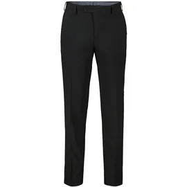 Lerros Baukastenhose "Herren Anzughose mit Stretchanteil, gerade geschnitten", Herren, Gr. 58, schwarz, 49% Viskose, 29% Polyester, 20% Wolle, 2% Elasthan, Hosen