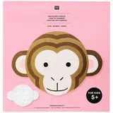 Rico Design Malen nach Zahlen Set Affe 1 St. 1 Malkarton/6 Acrylfarben