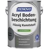 RENOVO Bodenbeschichtung/Flüssigkunststoff seidenmatt, blaugrau RAL 7031