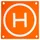 PGYTECH Landebahndrohne blau/orange für DJI Mavic Air