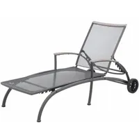 MWH Das Original Balero Rollliege 194 x 59 x 78 cm Iron Grey