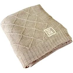 Kaiser Babydecke Wool aus Merino-Wolle 80x100 cm, beige
