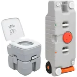 vidaXL Tragbare Camping-Toilette mit Wasserbehälter
