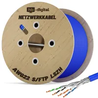 HB-Digital Netzwerkkabel CAT 8 max. 2000 MHz S/FTP AWG22