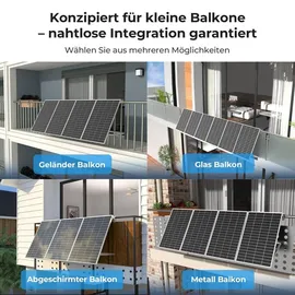 sunshare Ray Lite Solarpanel 200 W inkl. 800 W Mikro-Wechselrichter
