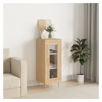 VidaXL Sideboard Sonoma-Eiche 34,5x34x90 cm Holzwerkstoff