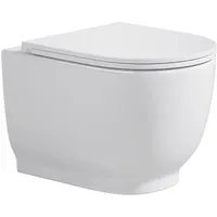  Wand WC Set Artemis spülrandlos, inkl. WC Sitz, weiß