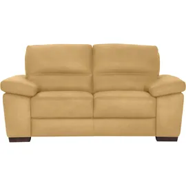 Calia Italia 2-Sitzer CALIA ITALIA "Gaia, Sofa im edlen Design und mit erstklassigem Sitzkomfort", gelb (mostaza), B:177cm H:92cm T:97cm, Luxus-Microfaser Ginevra (100% Polyester), Sofas, aus pflegeleichtem Luxus-Microfaser Ginevra Hydro Care
