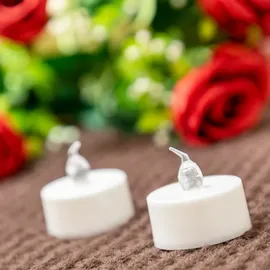 InnovaGoods LED-Teelicht-Set Romandle 12 St. weiß