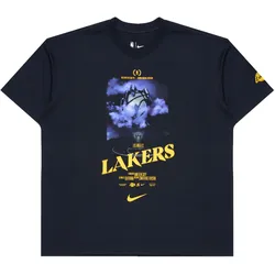 Nike Los Angeles Lakers Courtside Tee - Schwarz - S