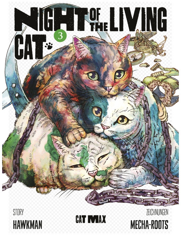 Cat Max / Night Of The Living Cat Bd.3 - Hawkman, Mecha-Roots, Kartoniert (TB)