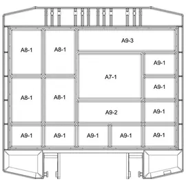 RAACO Sortimentskoffer boxxser B298xT284xH55mm 15 Fächer m.Profilraster raaco