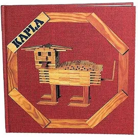 Kapla Buch Nr. 1 Tiere und verschiedene Konstruktionen (rot)