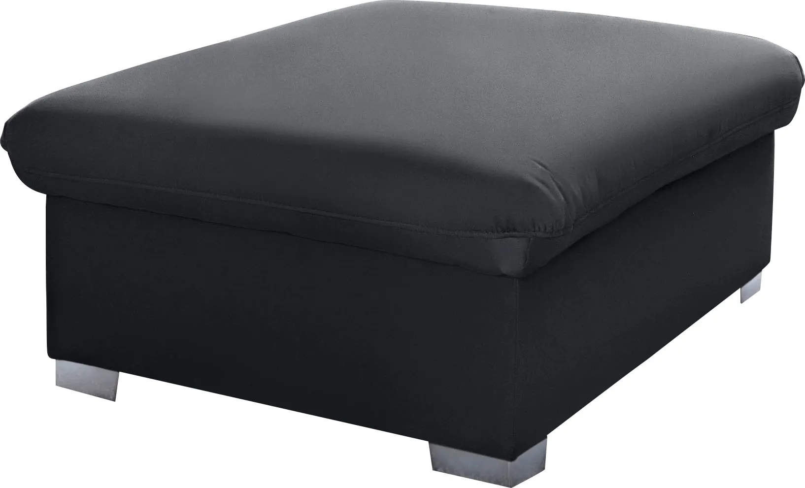 DOMO collection Hocker »Milan«, mit Staufach DOMO collection schwarz