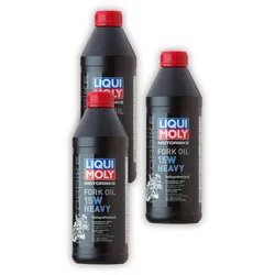 3x 1L LIQUI MOLY 2717 Gabelöl Motorbike Fork Oil 15W heavy Motorrad