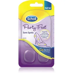 Scholl Party Feet Sore Spots Gelpad für die empfindlichen Stellen der Füße 6 St.