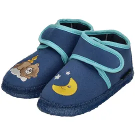 Nanga Bärchen leichter Baby Hausschuh Lauflerner EUR 20 - Blau Dunkelblau