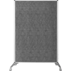 Bi-Office Evolution Schallabsorbierender Raumteiler, Trennwand Grau 100x150cm