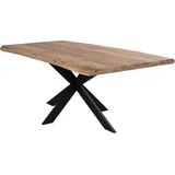 Elfo-Möbel Elfo Esstisch Louisa 200 x 100 cm Holz Braun Eiche