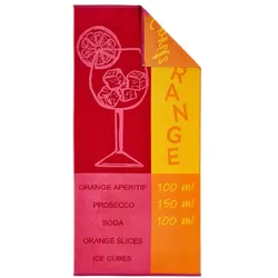Dyckhoff Strandtuch Liegetuch 'Aperitif' 80 x 180 cm Granadine