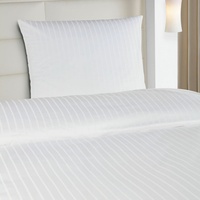 BettwarenShop Kissenbezug einzeln 80x80 cm | weiss  Hotelbettwäsche Viola
