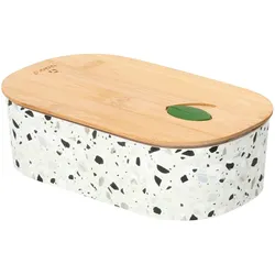chic.mic lunchbox bioloco plant natural terrazzo oval