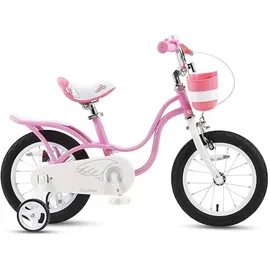 Royalbaby Royal Baby Girls Swan Kinderfahrrad, Rosa, 18 Zoll Fahrrad