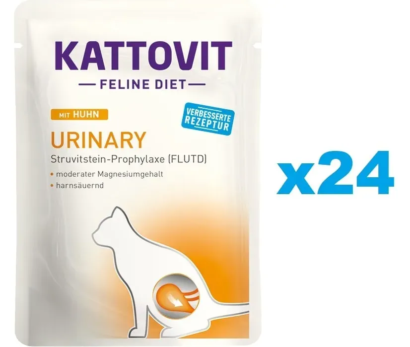 KATTOVIT Feline Diet Urinary Huhn 24 x 85 g