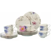 Villeroy & Boch Mariefleur Gris Basic Kaffeeservice 18-tlg. weiß floral