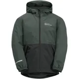 Jack Wolfskin Snowy Days Jacket Kinder slate green/black 176