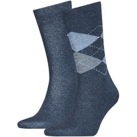 Tommy Hilfiger Herren Socken Check 2er Pack