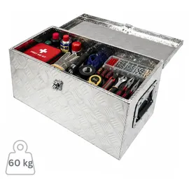 Proregal Alubox Aluminium 25x68x30cm grau abschließbar