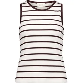 Cartoon T-Shirt Braun/Weiß 38