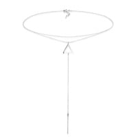 Elli Choker Y-Kette Dreieck 925 Sterling Silber Ketten Damen