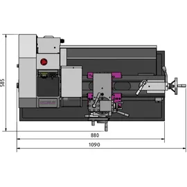 Optimum Drehmaschine TU 2304V