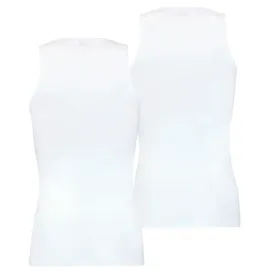 Puma Herren Unterhemd, 2er Pack - Basic, Vorteilspack, Rundhals, Single Jersey, einfarbig Weiß M