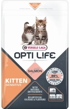 Opti Life Sensitive Kitten Kätzchen Mit Lachs 2,5kg