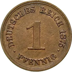 Deutsches Kaiserreich 1 Pfennig 1873-1889