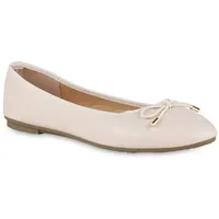 VAN HILL Damen Klassische Ballerinas in Beige