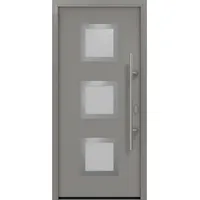 EcoStar Haustür ISOPRO IP 810S graualuminium 110 x 210 cm