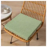 uyeoco Quadrat Sitzerhöhung Sitzkissen dick 5cm Stuhlkissen Aufstehhilfe Bodenkissen, Waschba Stuhlkissen mit Reißverschluss, (Color : #2, Size : 40x40x5cm Thick)